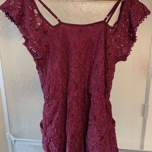 Xhilaration Lace ROMPER